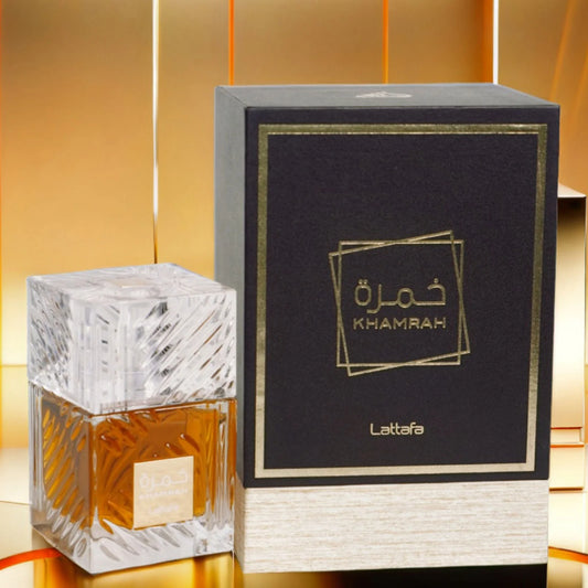 Lattafa-Khameah EDP For Men Unisex Perfume Long-Lasting Spray 3.4 Oz Elegant Spicy Fragrance Warm Note Of Vanilla Christmas Gift