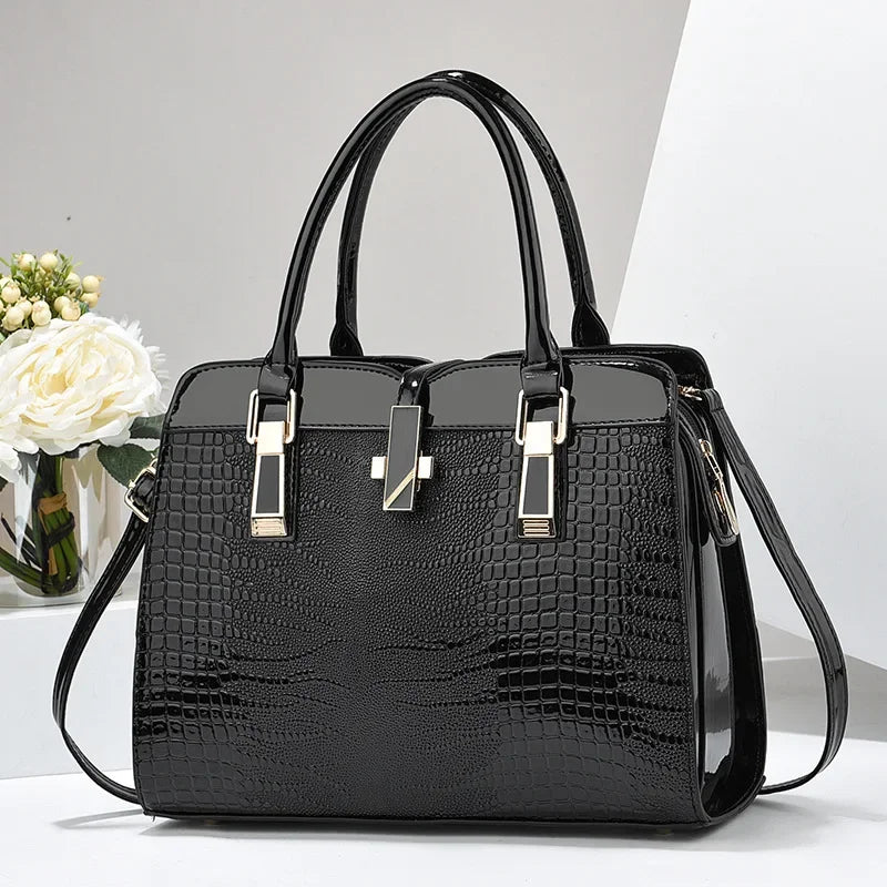 Casual Tote Bags Quality Leather Female Crossbody Bags 2024 New Luxury Handbags Women Bags Designer for Women Shoulder Bag Sac