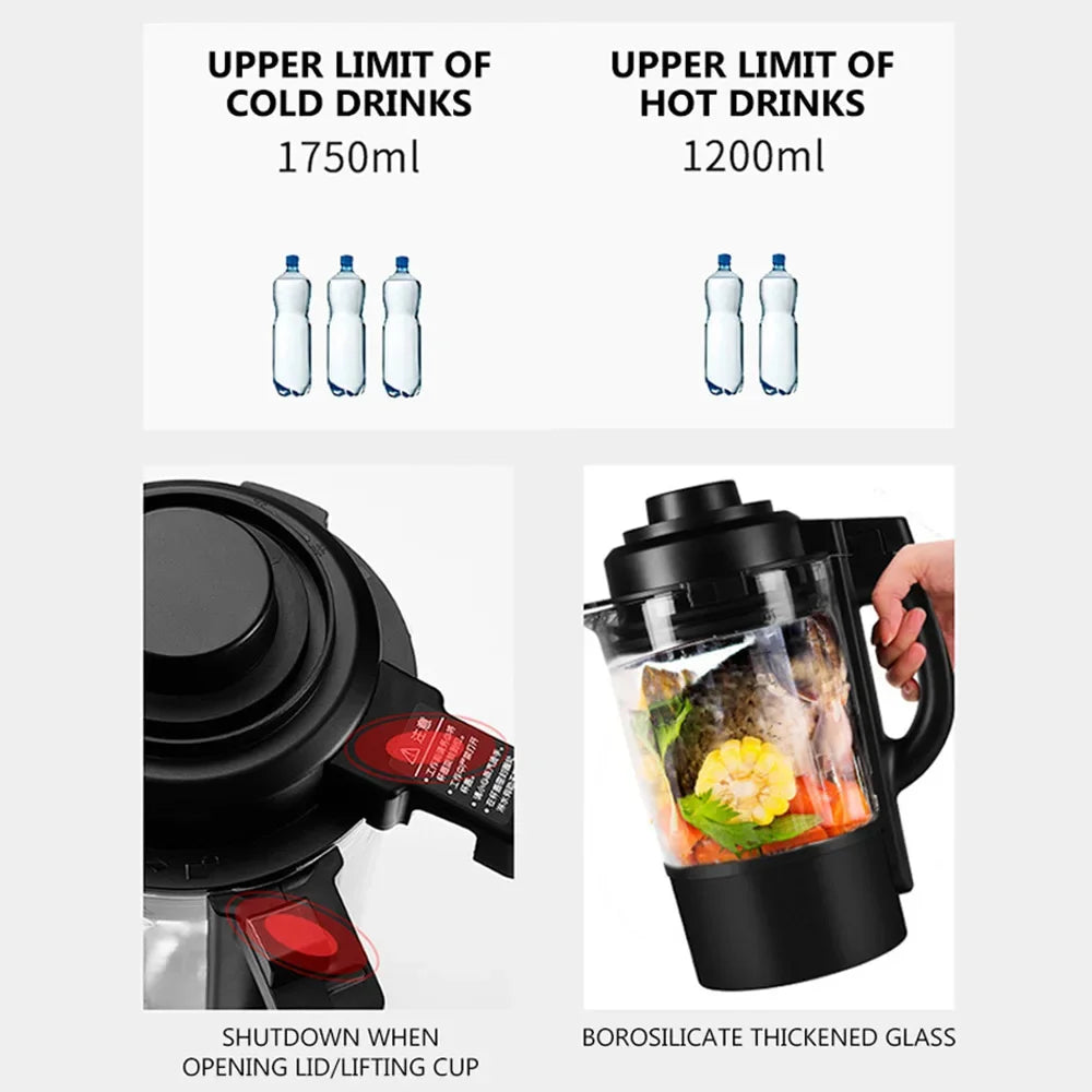 Household Food Blender Multifunctional Juicer Soymilk Machine Food Mixer Processor Blender