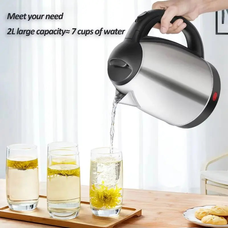 Kettle Stainless Steel Kitchen Appliances Smart Kettle 1500W Whistle Kettle Samovar Tea Coffee Thermo Pot Gift