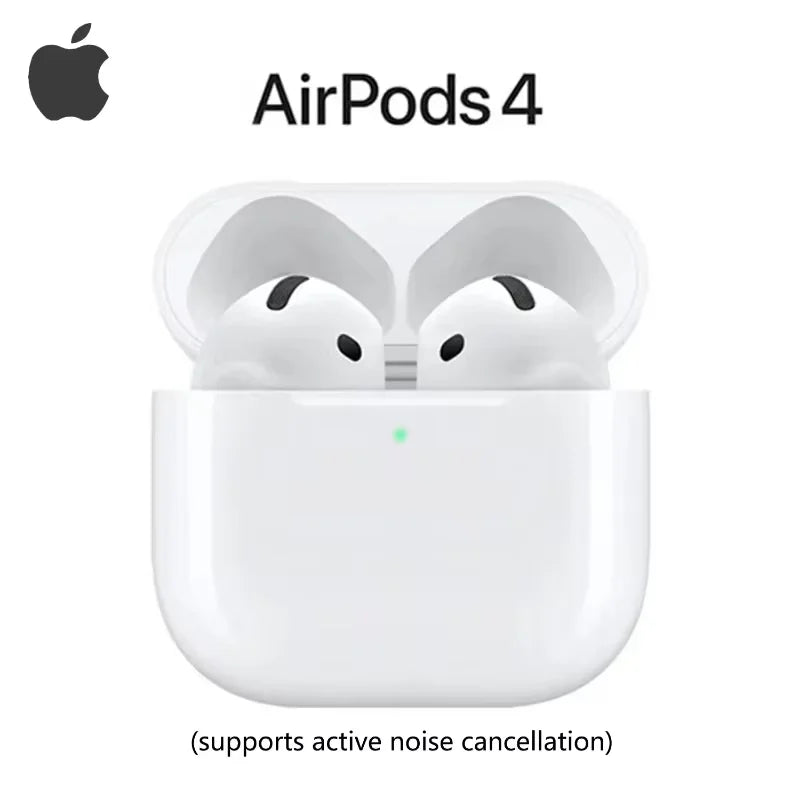 Apple AirPods 4 Wireless Earbuds,with Active Noise Cancellation,Adaptive Audio,Transparency Mode,Spatial Audio,Wireless Charging