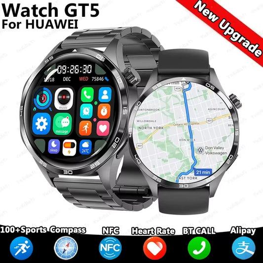 New For Huawei WATCH GT 5 Pro Smartwatch Xuanji Sensing System Advanced Sports Compass Emotional Health Assistant Fashion Watch