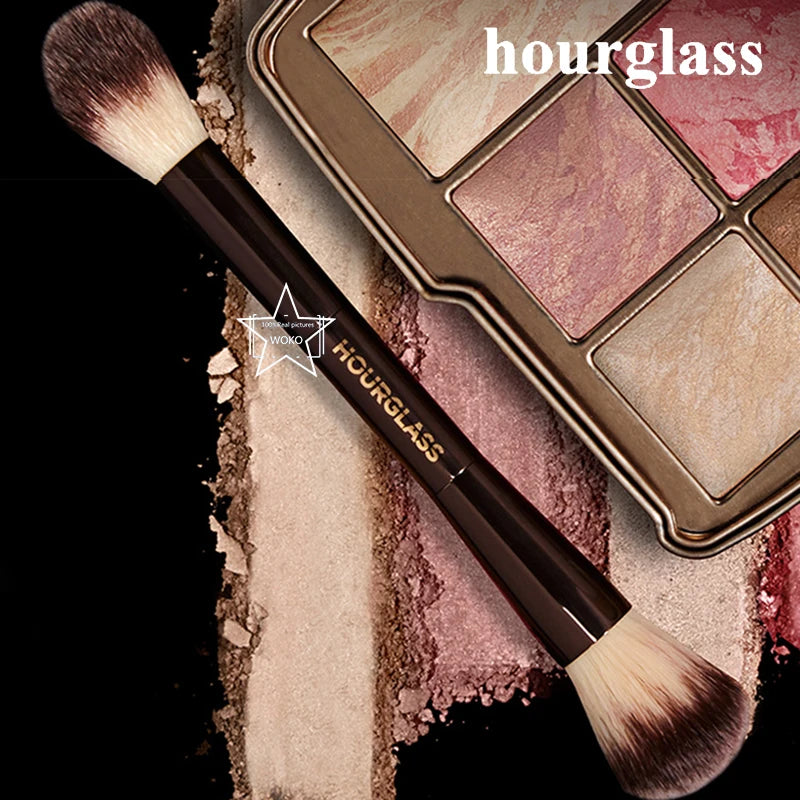 Hourglass Makeup Brushes Powder Foundation Contour Cream Blush Bronzer Make Up Brush Eyeshadow liner Smudge Brush Single branch