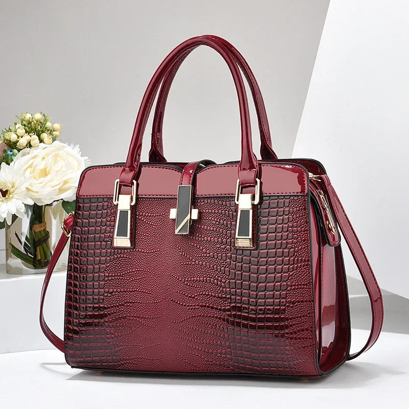 Casual Tote Bags Quality Leather Female Crossbody Bags 2024 New Luxury Handbags Women Bags Designer for Women Shoulder Bag Sac