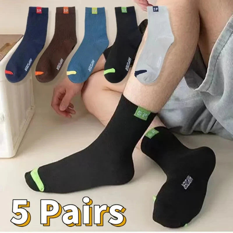 20/10/6/5/4/3/1pairs Men's Fashion Cotton Breathable Comfortable Ankle Socks, Men's Summer Socks