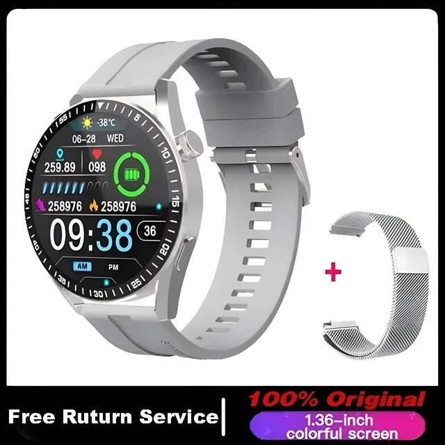 New GPS Smart Watch GT4 for Men Women AMOLED 360*360 HD Screen Heart Rate DIY Face Bluetooth Call SmartWatch NFC GT4 Pro 2024