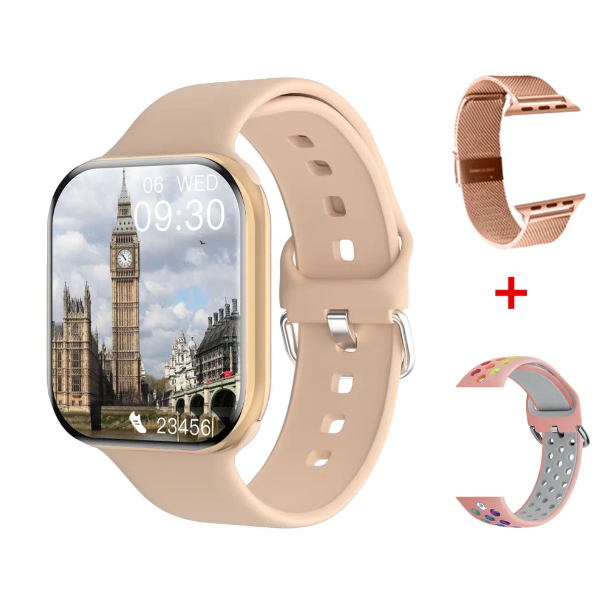 2024 GPS Smart Watch Series 10 For Apple Watch 10 Memory Music Video Bluetooth Call Waterproof NFC Smartwatch For Android IOS