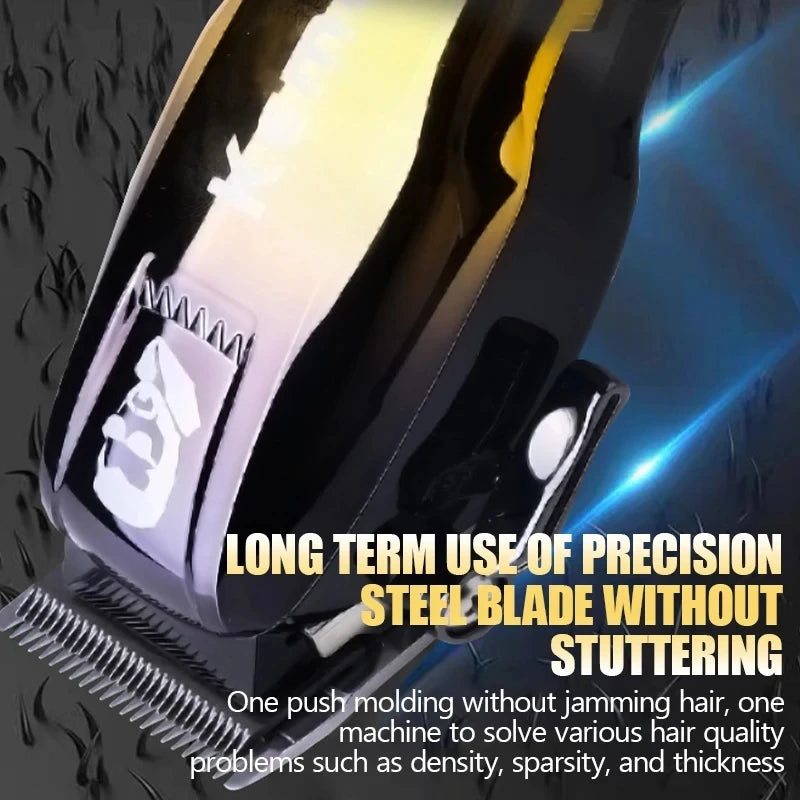 Kemei Electric Hair Clipper Hair Cut Wireless Trimmer Men Professional Clipper Machine Rechargeable Hair Cut Barber KM-709A