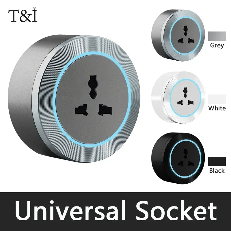 Power Track Socket Home Appliances Pop Electric Plug Adapter UK US EU Standard Wall Socket With Usb Embeded And Surface