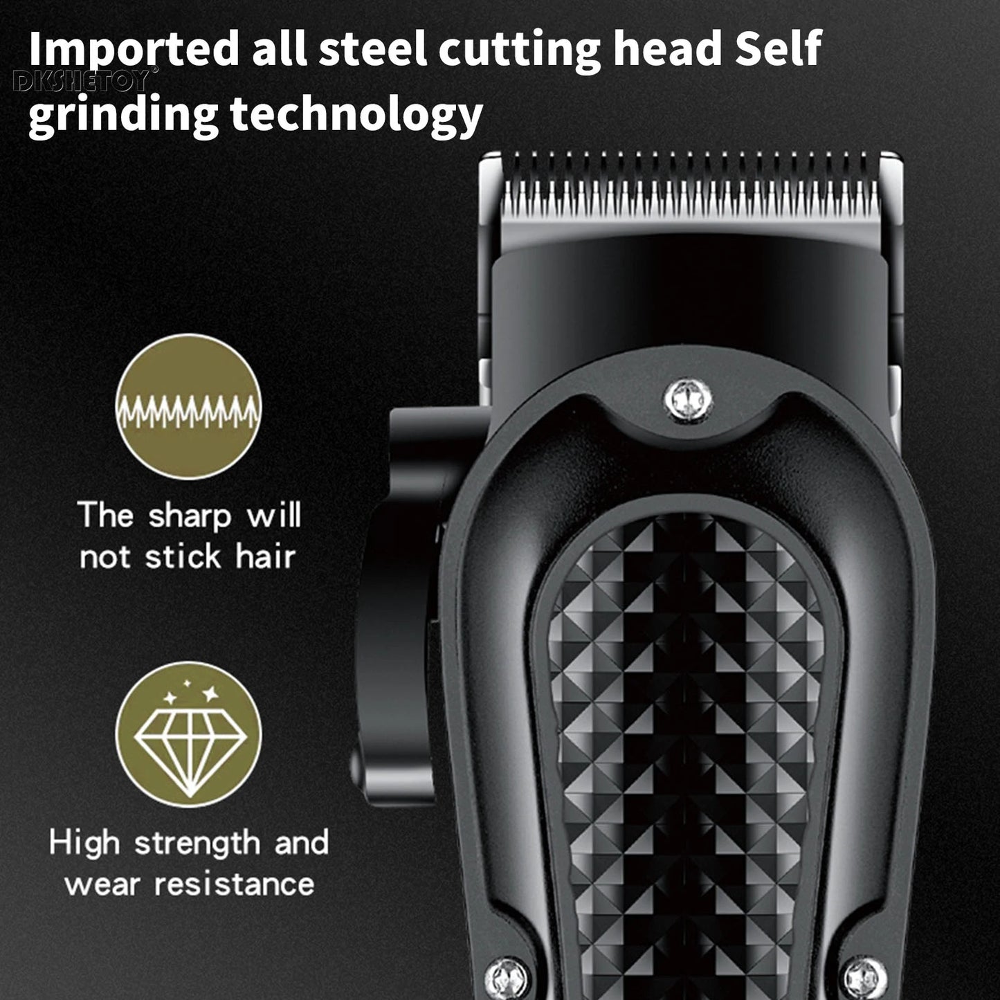 HIENA Electric Hair Clipper Barber Finish Cutting Machine usb Rechargeable Cordless Beard Trimmer Wet and Dry haircut HYN-212