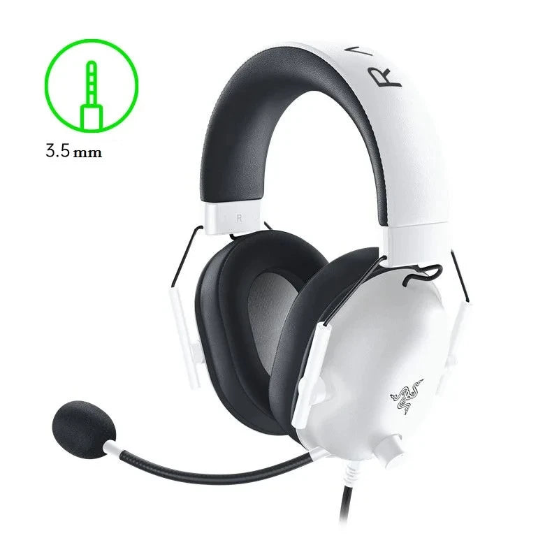 Razer BlackShark V2 X Wired Esports Headset Advanced Passive Noise Cancellation, 7.1 Surround Sound, Hyperclear Cardioid Mic