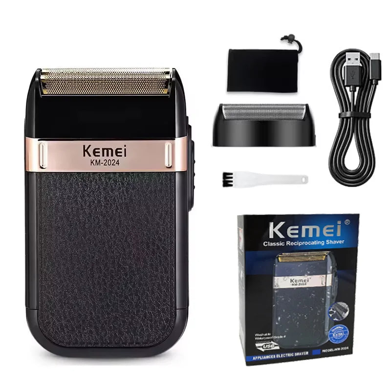 Kemei KM-2628 KM-678 KM-2024 Professional Electric Hair Clippers Beard Clipper Rechargeable Men's Shaver Hair Trimmer Kit Men