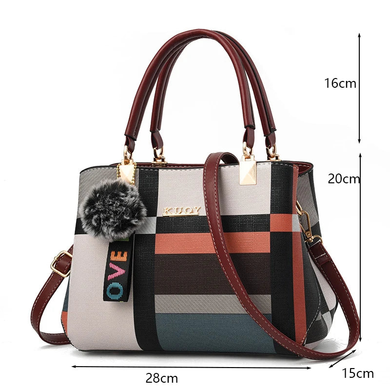 PU Leather Casual Crossbody Bags for Women Ladies Luxury Designer Tote Handbag Female Large Capacity Travel Shoulder Bag Sac