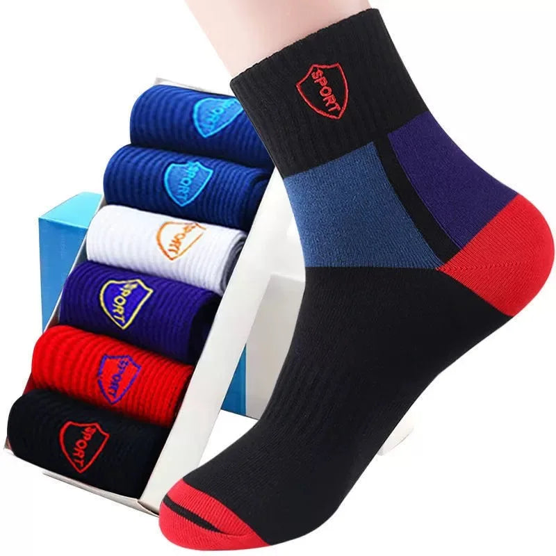 20/10/6/5/4/3/1pairs Men's Fashion Cotton Breathable Comfortable Ankle Socks, Men's Summer Socks