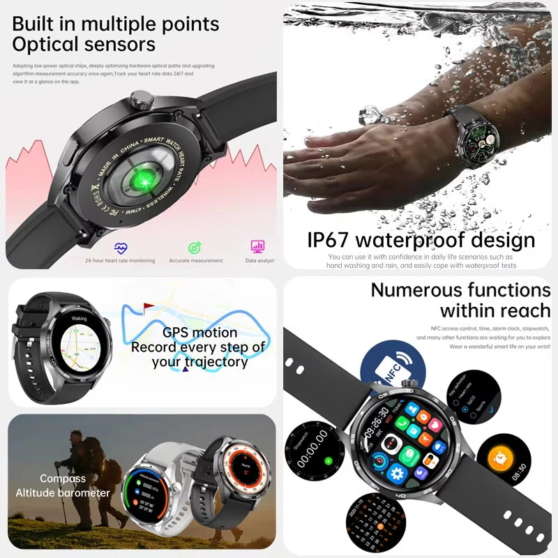 New For Huawei WATCH GT 5 Pro Smartwatch Xuanji Sensing System Advanced Sports Compass Emotional Health Assistant Fashion Watch