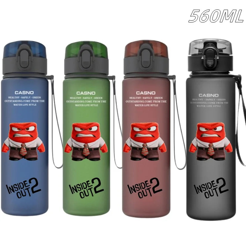 Anime Inside Out 2 Joy Sadness Fear Disgust Animation Animation Outdoor Sports Fitness Cycling Marathon Running Water Bottle