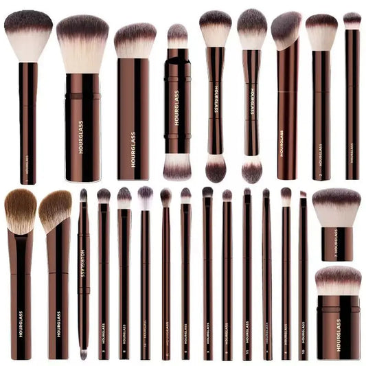 Hourglass Makeup Brushes Powder Foundation Contour Cream Blush Bronzer Make Up Brush Eyeshadow liner Smudge Brush Single branch