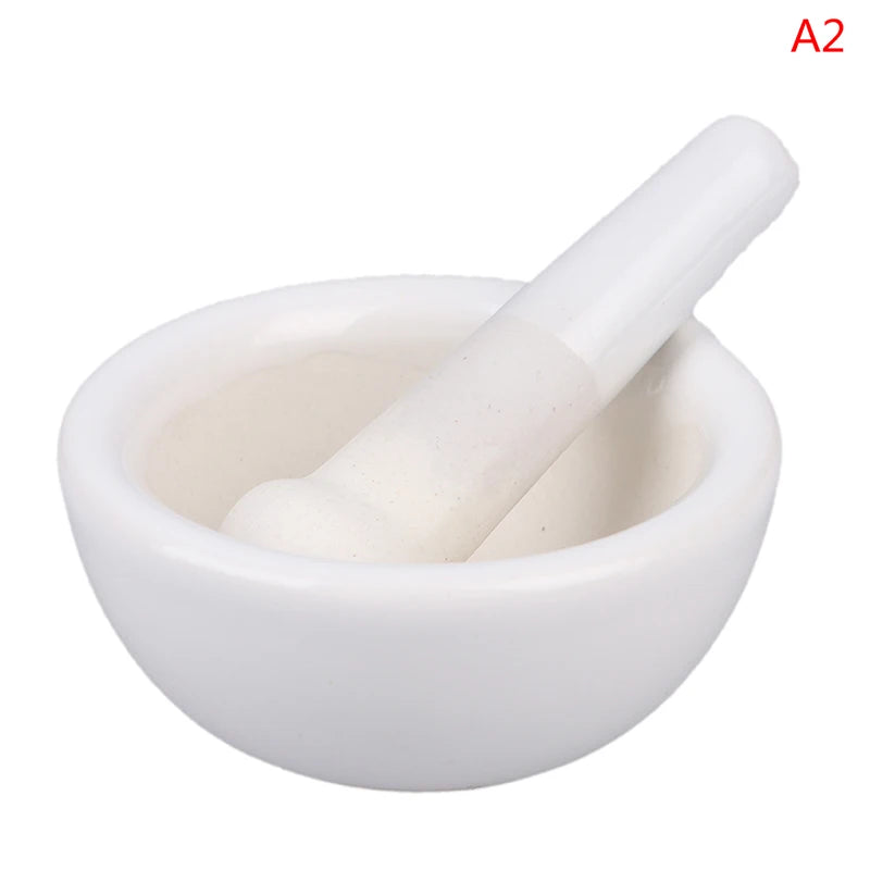 60/80/100mm Mortar And Pestle, Spice Crusher, Ceramic Bowl, Hard Food Kitchen Tool, Vanilla, Spice Tea, Garlic Grinder