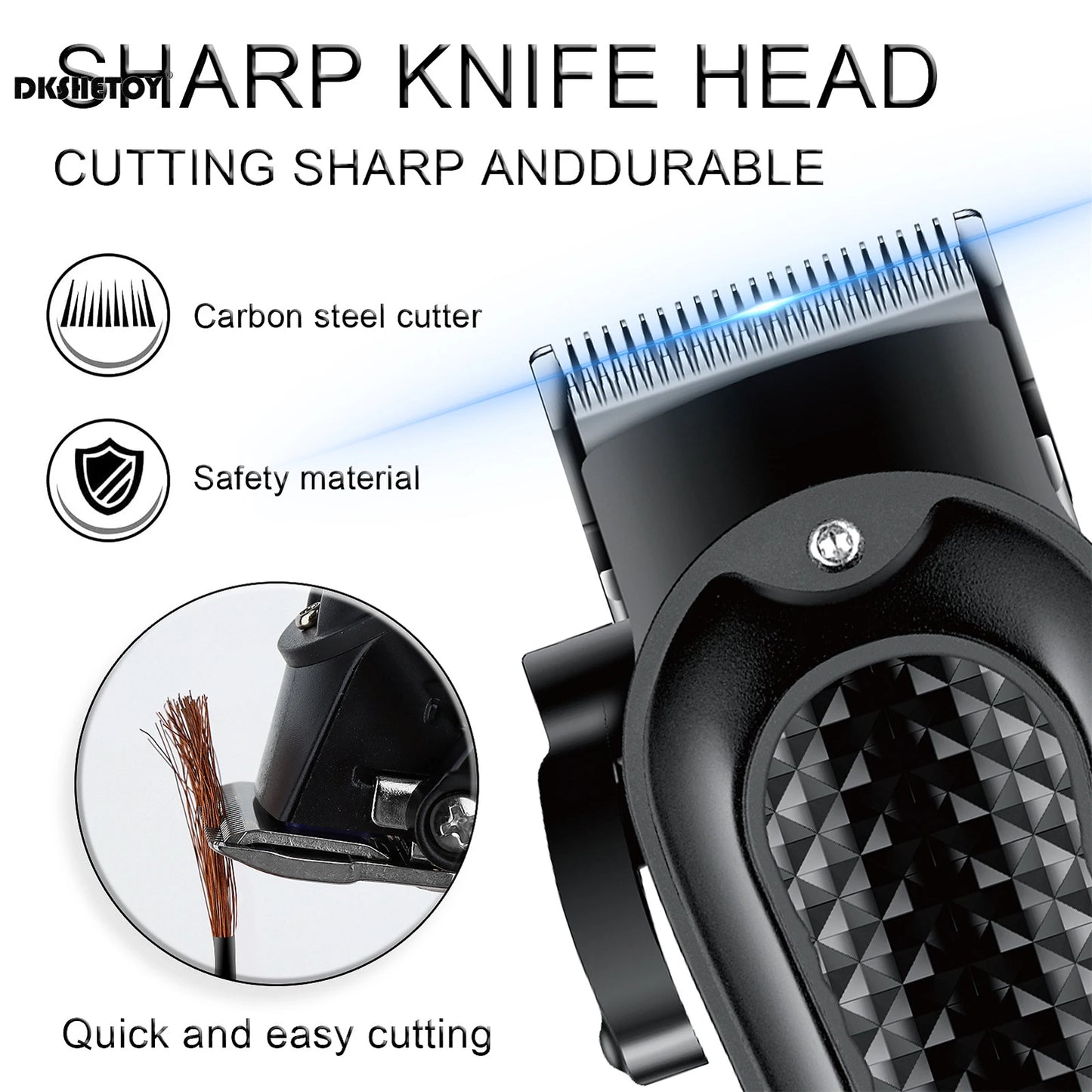 HIENA Electric Hair Clipper Barber Finish Cutting Machine usb Rechargeable Cordless Beard Trimmer Wet and Dry haircut HYN-212