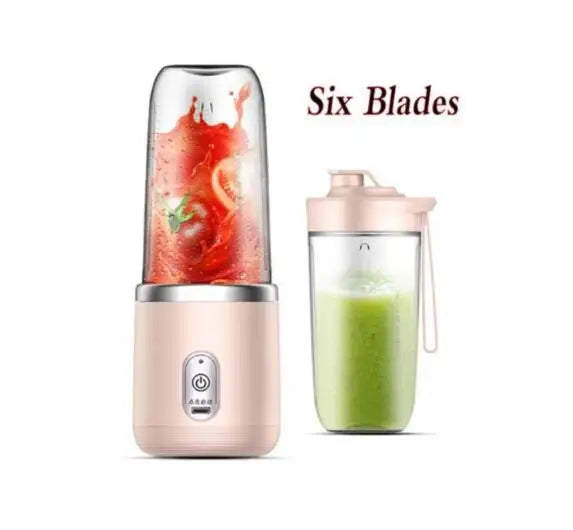 Double Cup Multifunction Usb Fruit Mixers Juicers Portable Electric Juicer Blender Fruit Juicer Cup Food Milkshake Juice Maker