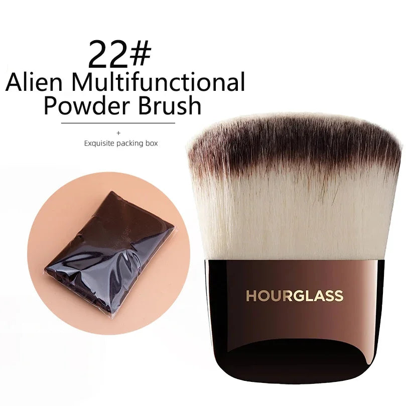 Hourglass Makeup Brushes Powder Foundation Contour Cream Blush Bronzer Make Up Brush Eyeshadow liner Smudge Brush Single branch