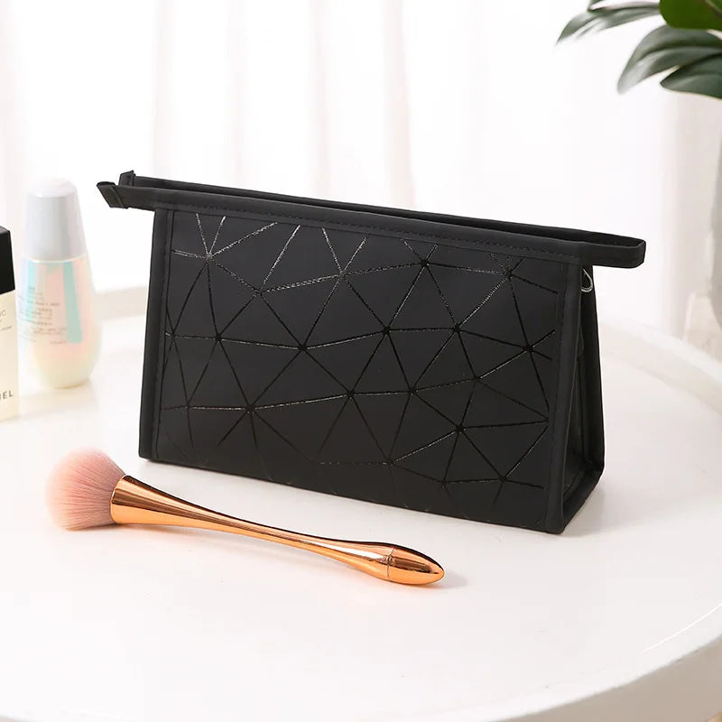 Fashion Women Travel Cosmetic Bag Multifunction Makeup Bags PU Leather Waterproof Portable Toiletries Organizer Make up Cases