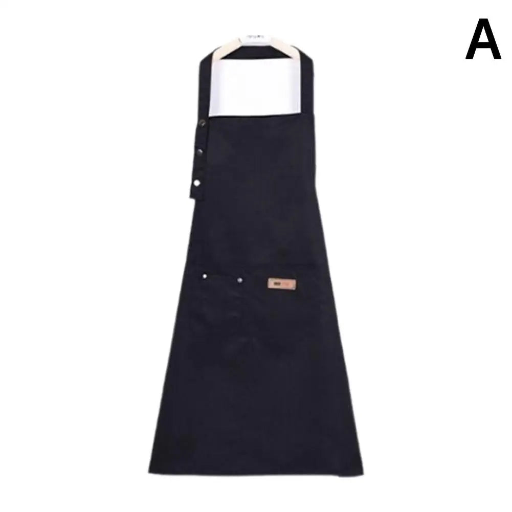 Kitchen Household Cooking Apron Men Women Oil-Proof Waterproof Work Housework Apron Overalls For BBQ Shop Nail Salon