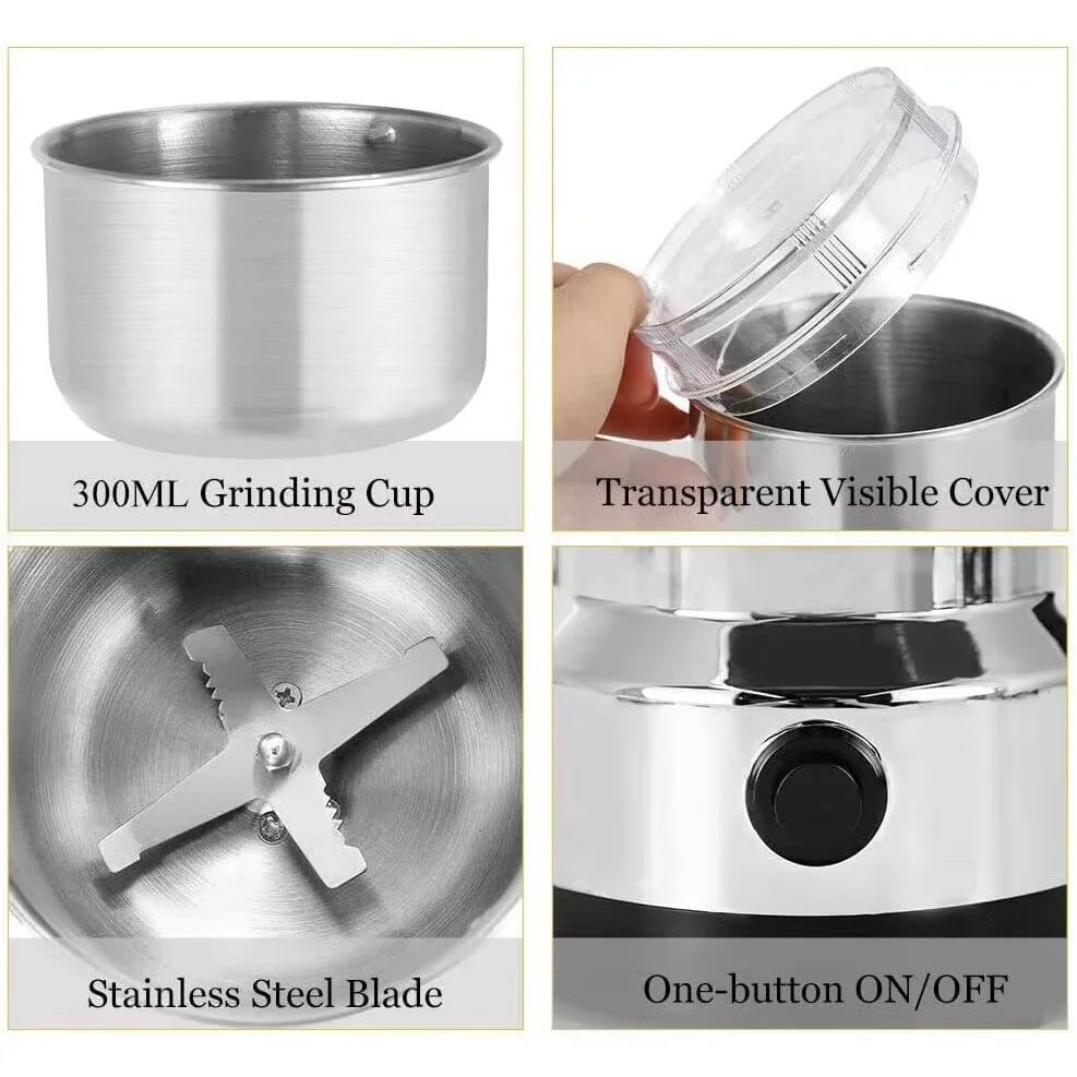 Nut Bean Spice Blender Kitchen Multifunctional Coffee Chopping Blade Grain Grinder Home Electric Coffee Grinder