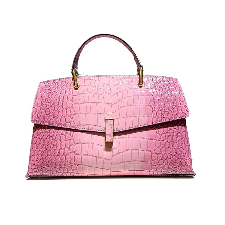 Crocodile Pattern Leather Women's Handbags Luxury Fashion Lady Shell Shoulder Crossbody Bag Top Handle Messenger Bags