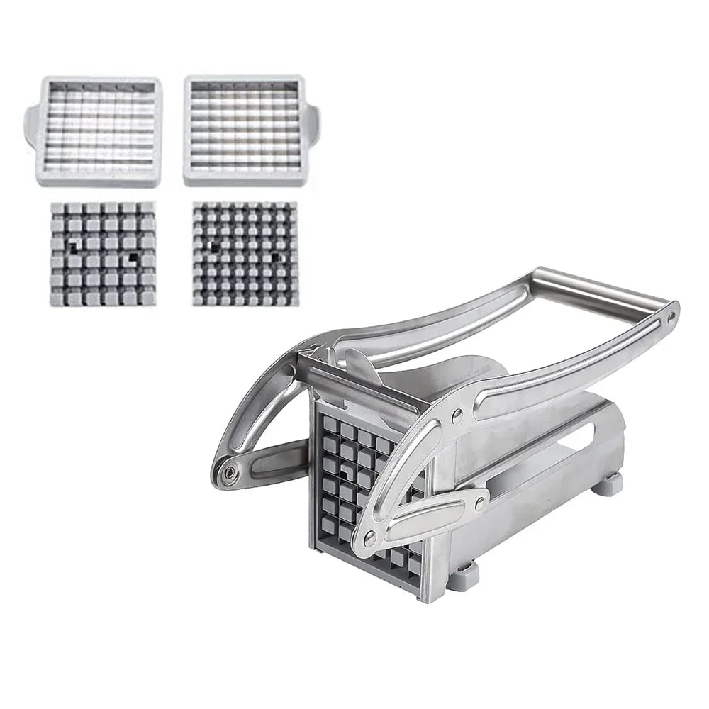 Stainless Steel Potato Slicer Potato Cutter French Fries Cutter Machine For Kitchen Manual Vegetable Cutter Kitchen Gadgets