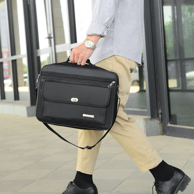 Men's Briefcase Handbags 17inch Large Capacity Men Business Bag Casual Men Shoulder Bag Brand Good Quality Messenger Bag