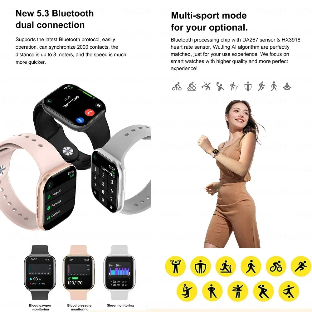 New Series 10 For Apple Watch 10 GPS Smart Watch 32G Memory Music Video NFC Bluetooth Call Waterproof Smartwatch For Android IOS