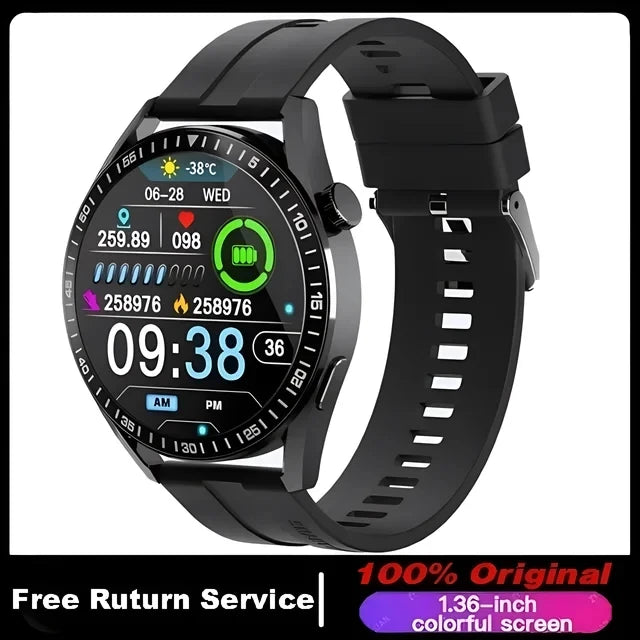 New GPS Smart Watch GT4 for Men Women AMOLED 360*360 HD Screen Heart Rate DIY Face Bluetooth Call SmartWatch NFC GT4 Pro 2024