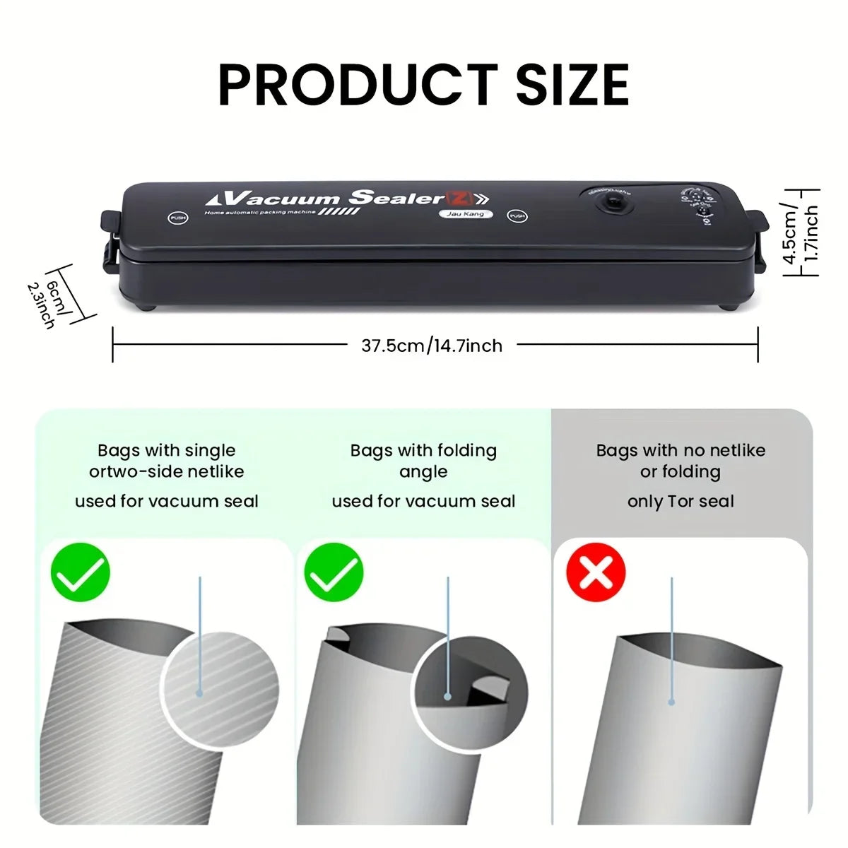 Vacuum Sealer Packaging Machine Food Vacuum Sealer Vacuum Bags Household Vacuum Food Sealing Machine Food Storage Tools