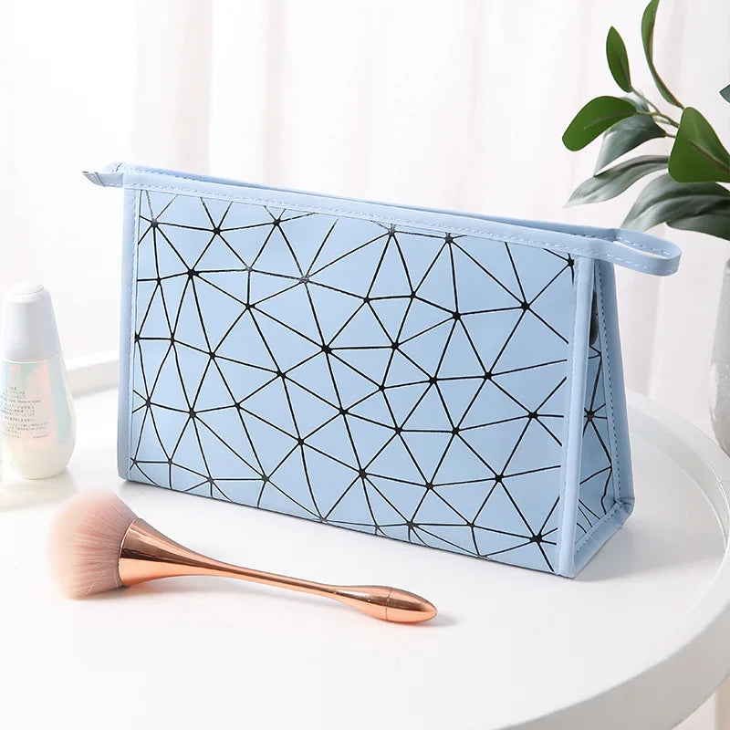 Fashion Women Travel Cosmetic Bag Multifunction Makeup Bags PU Leather Waterproof Portable Toiletries Organizer Make up Cases