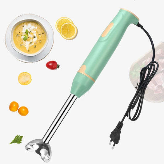 Immersion Hand Stick Blender Electric Food Vegetable Grinder Handheld Stick Mixer for Smoothies Sauces Baby Food Soups