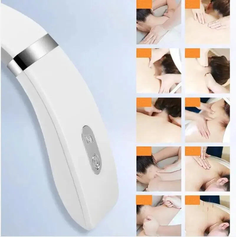 Cervical Massager Protable Mini Neck Shoulder Massager Deep Massage Neck Warm Pressing Neck Pressing Care