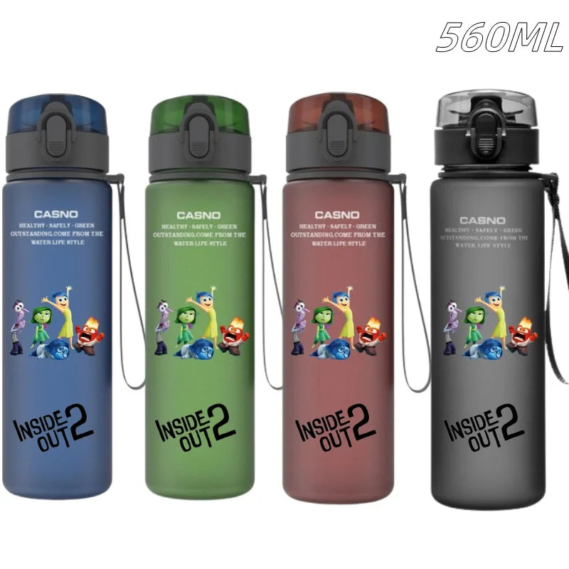 Anime Inside Out 2 Joy Sadness Fear Disgust Animation Animation Outdoor Sports Fitness Cycling Marathon Running Water Bottle