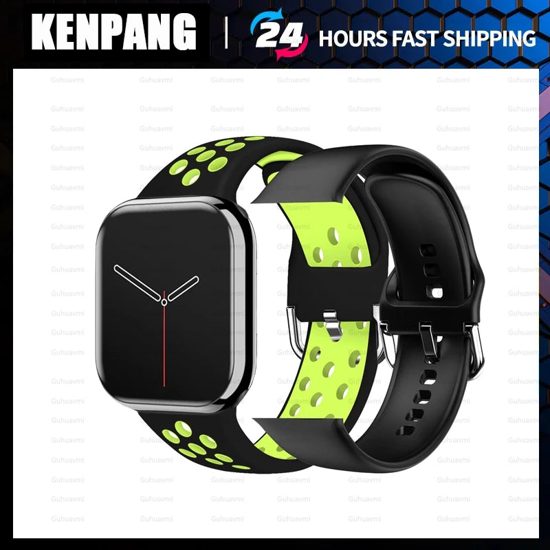 True AMOLED 2.05" HD Screen Smart Watch Women Series 8 Custom Dial 500+ Wireless Charging Men Smartwatch For Apple Watch IW9 IW8