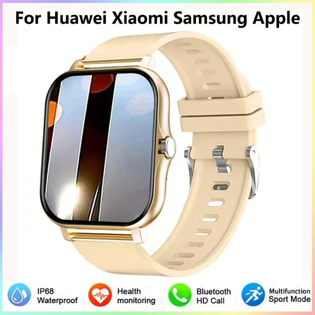 2024 Smart Watch For Men Women Gift Full Touch Screen Sports Fitness Watches Bluetooth Calls Digital Smartwatch Wristwatch NEW