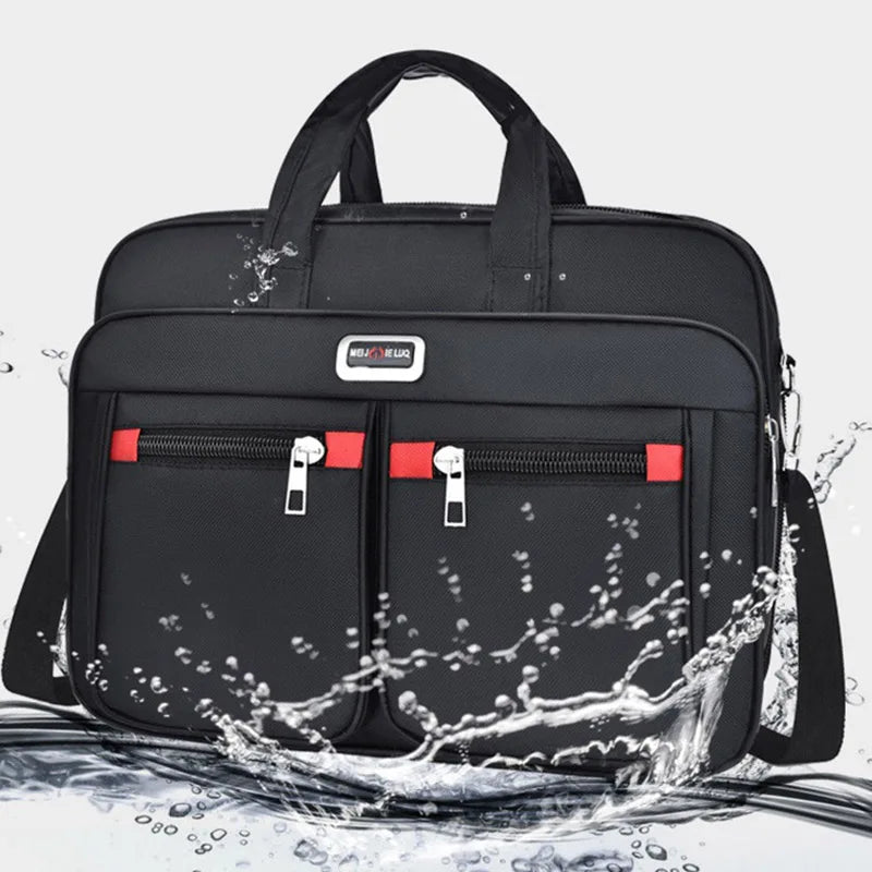 Business Laptop Briefcase Men Waterproof Oxford Handbag Office Documents Messenger Shoulder Bags Large Executive Satchel XA303C