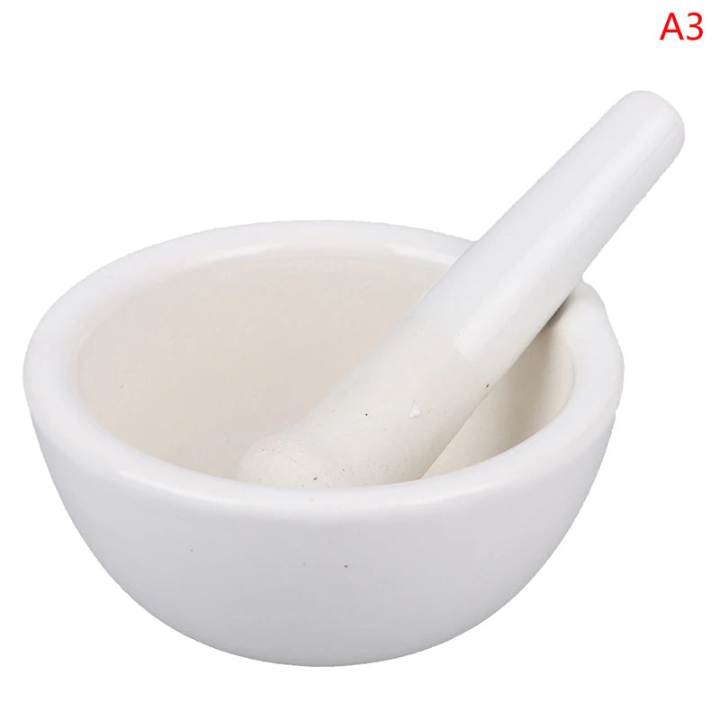 60/80/100mm Mortar And Pestle, Spice Crusher, Ceramic Bowl, Hard Food Kitchen Tool, Vanilla, Spice Tea, Garlic Grinder