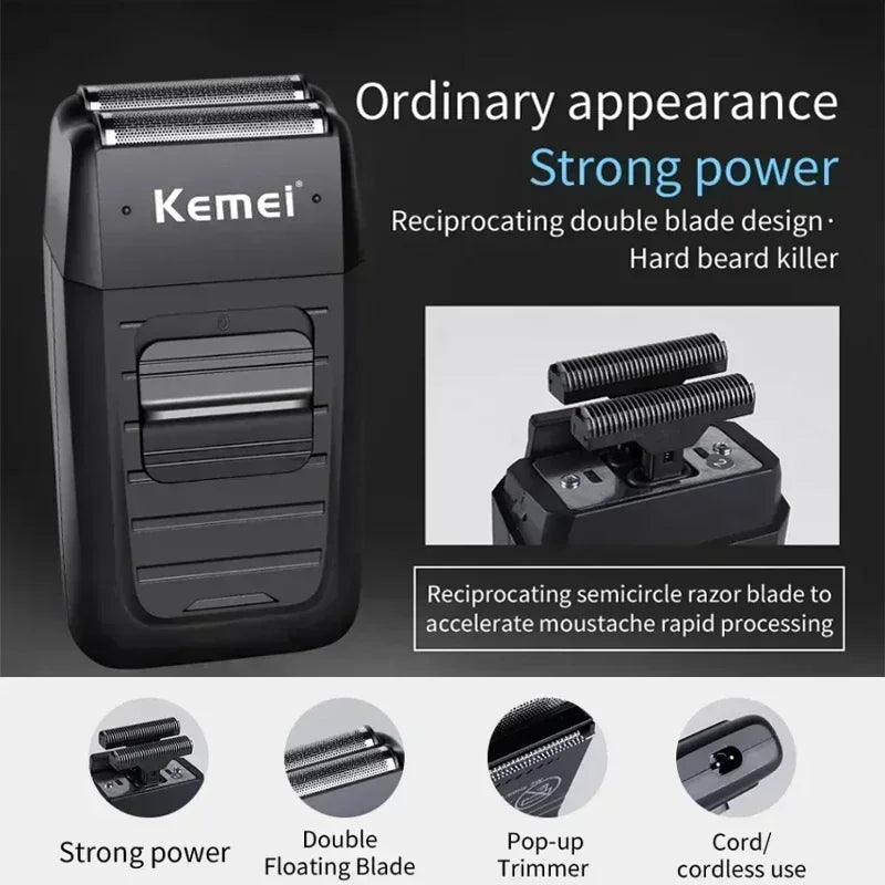 Kemei Hair Clipper Kit KM-2296 KM-2299 KM-1102 Men's Electric Hair Trimmer Machine Professional Hair Cutting Machine Clipper