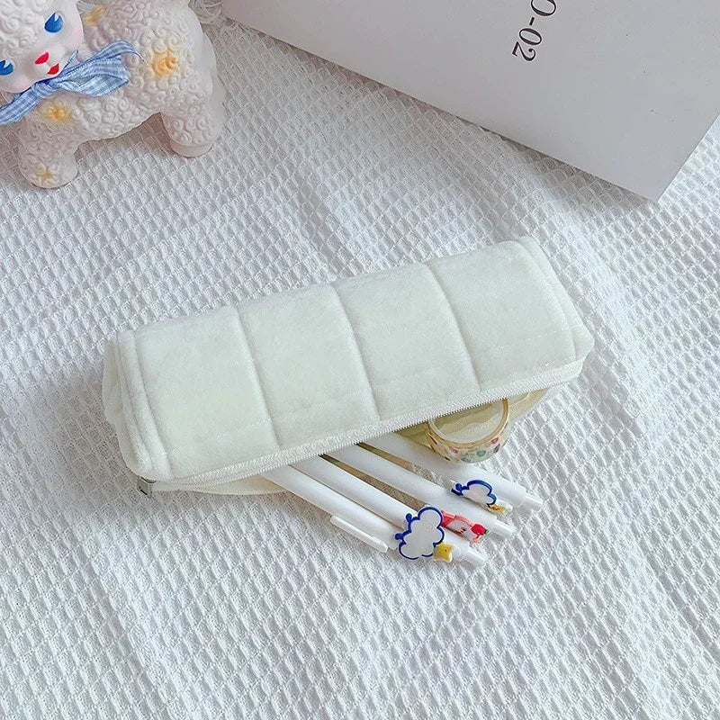 Pencil Bag Large Capacity Storage Bag Student Exams Stationery Pen Case Travel Make-up Storage Case School Supplies