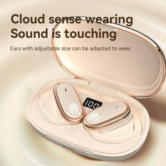 Bluetooth 5.4 Wireless Headphone Open Ear OWS Earphone Smart Touch Headset With Mic Waterproof Hifi Stereo Sound Wireless Earbud