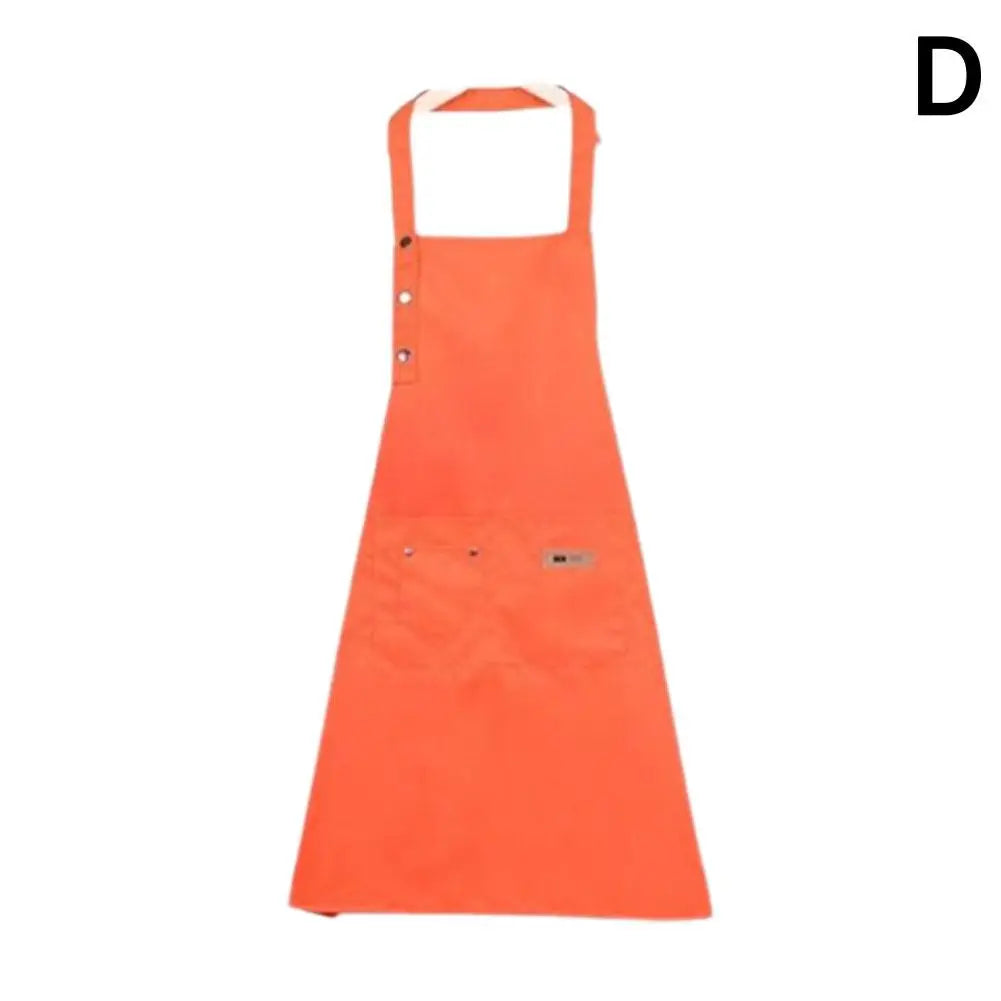 Kitchen Household Cooking Apron Men Women Oil-Proof Waterproof Work Housework Apron Overalls For BBQ Shop Nail Salon