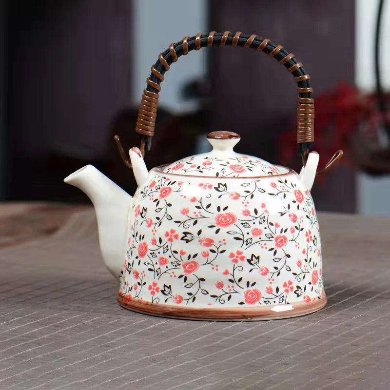 Puer Tea Kettle Teapot for Tea in a Cup High Quality Blue and White Porcelain Teapot 900ml Samovar Ceramic Pot Teapots Gaiwan