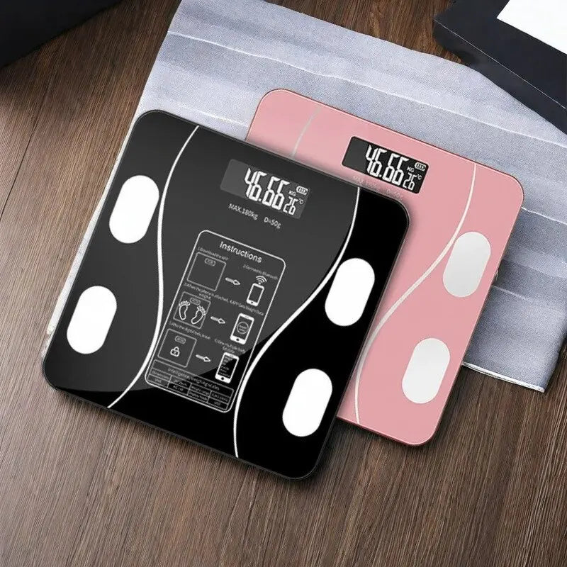 Smart APP synchronized body fat scale bathroom digital scale Bluetooth weight loss body fat scale body composition analyzer