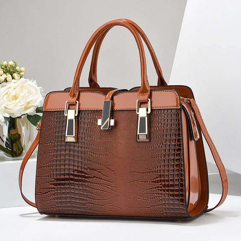 Casual Tote Bags Quality Leather Female Crossbody Bags 2024 New Luxury Handbags Women Bags Designer for Women Shoulder Bag Sac