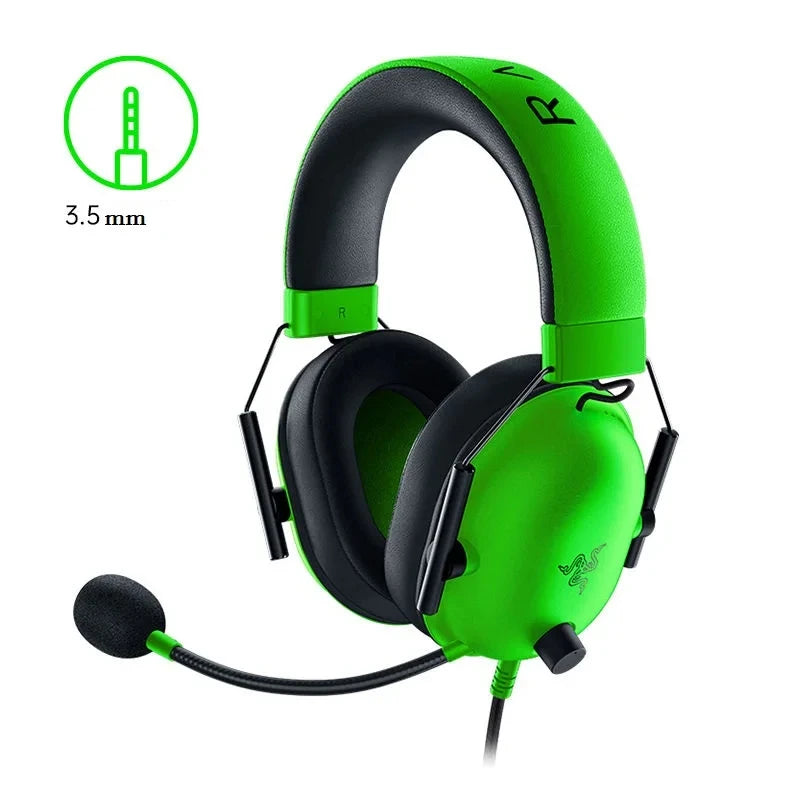 Razer BlackShark V2 X Wired Esports Headset Advanced Passive Noise Cancellation, 7.1 Surround Sound, Hyperclear Cardioid Mic